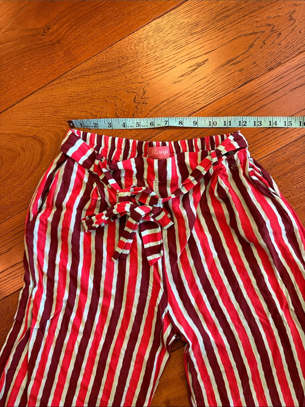 Maaji Golden Treasure Swimming Cover Up Red Pants - Picture 5 of 10